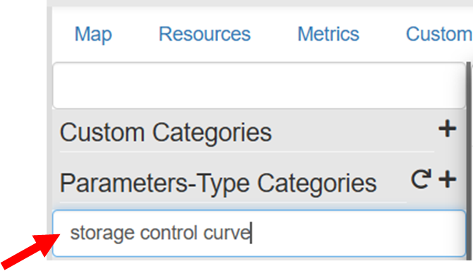 storage control curve