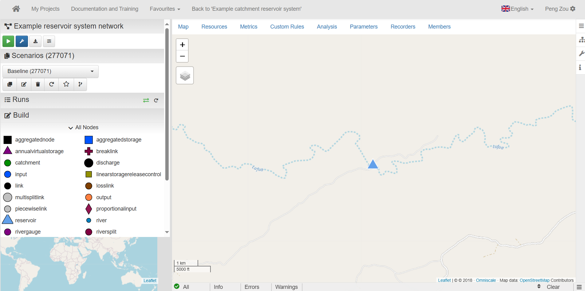 Adding a reservoir node