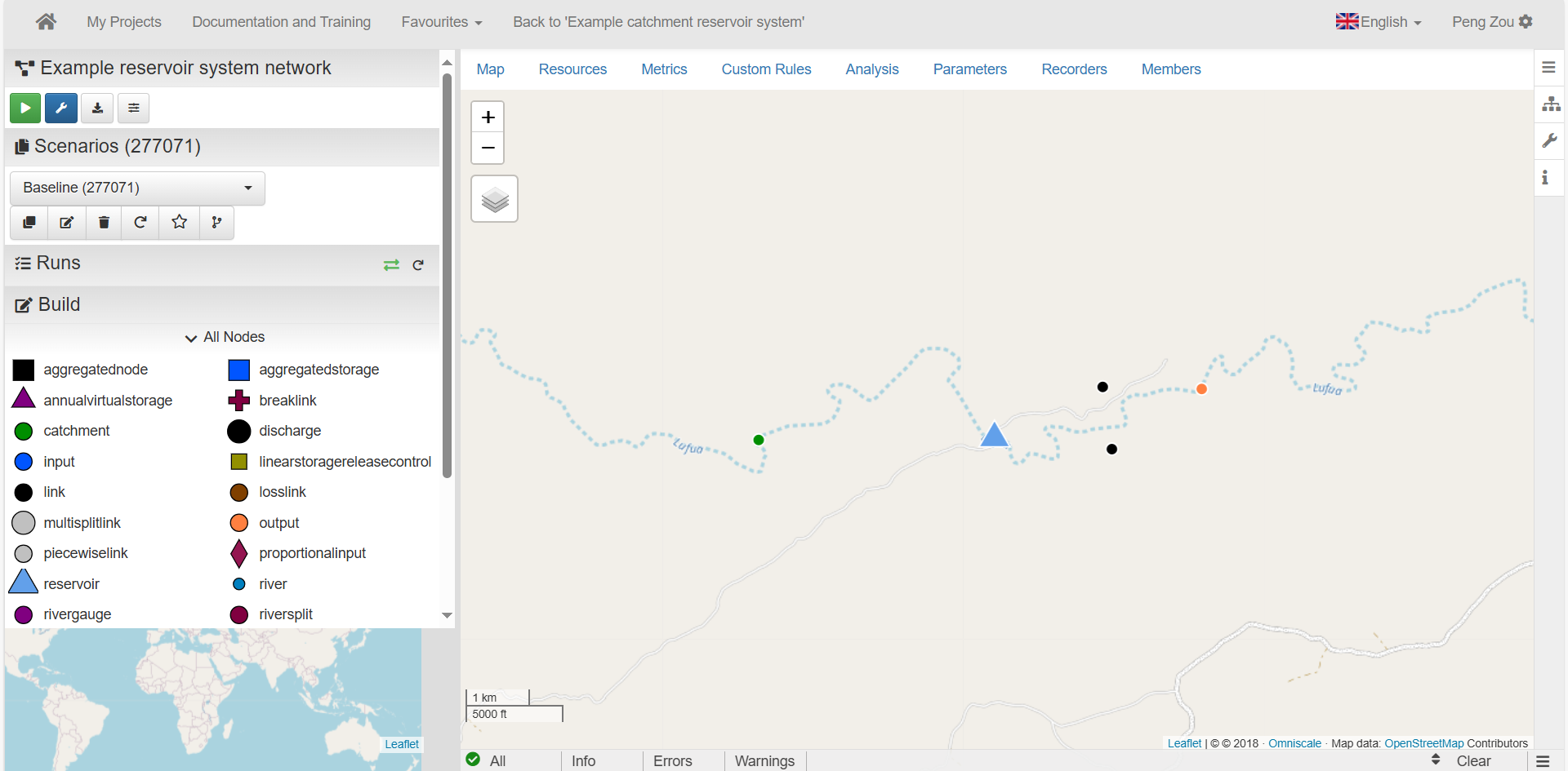 Adding link nodes
