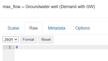 Set max flow to 0